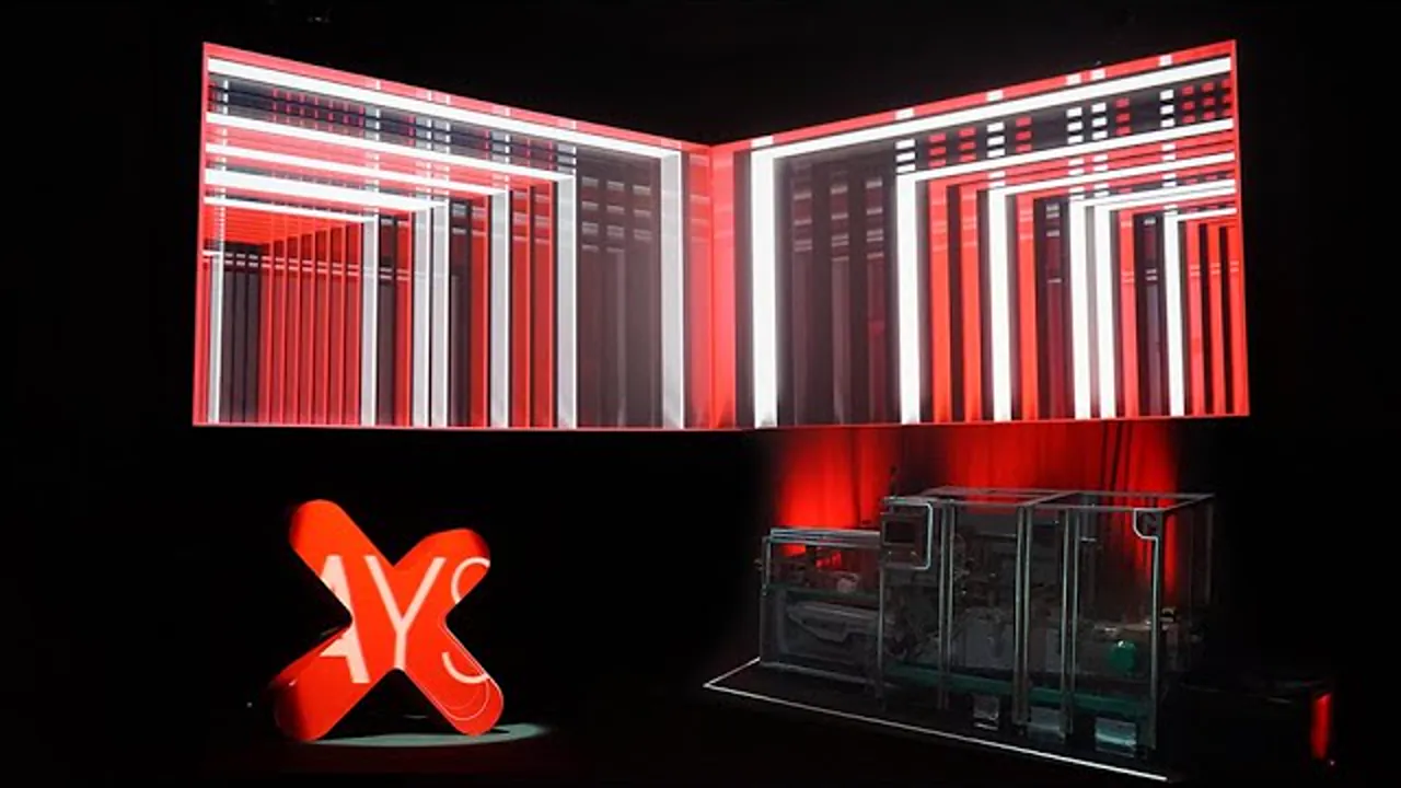 Marchesini Group XDAYS corporate streaming event video mapping Apparati Effimeri