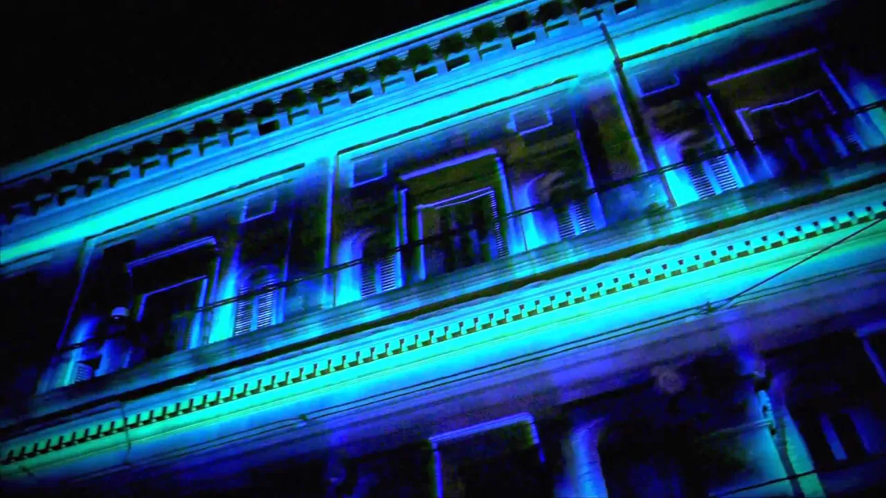 Open Fiber Piazza Maggiore video mapping brand activation Apparati Effimeri